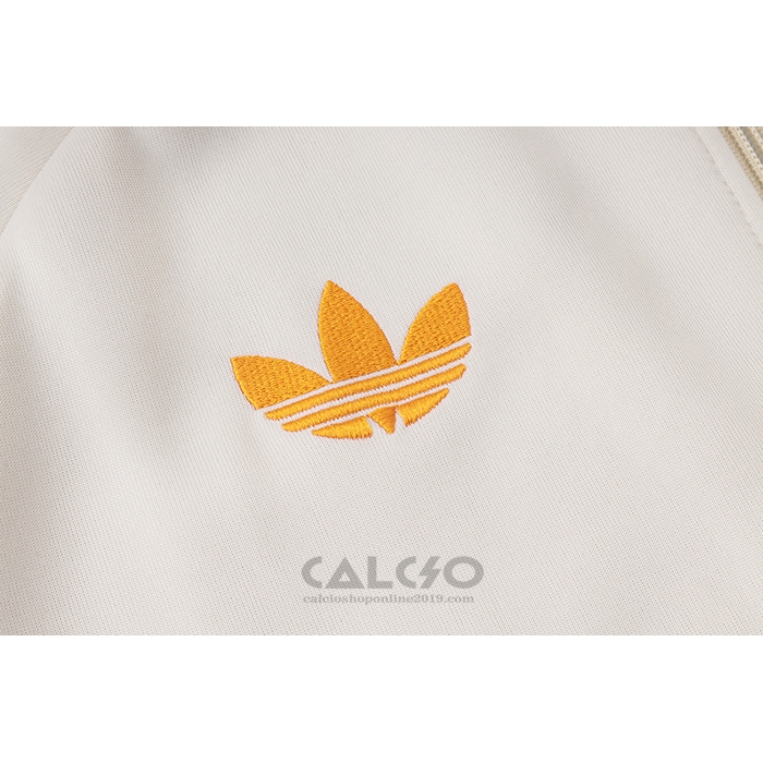 Tuta da Track di Giacca Bayern Monaco Bambino 2026-2027 Crema Arancione